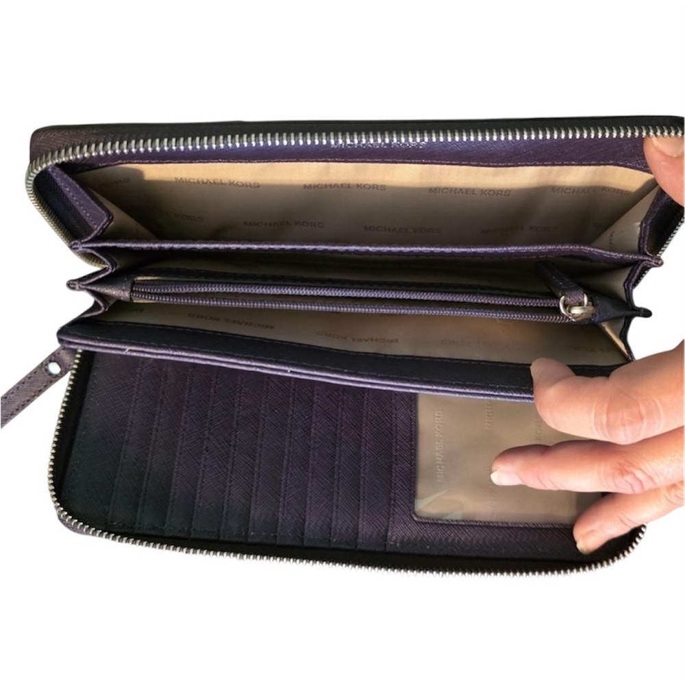 Michael Kors Purple Studded Wallet/Wristlet - Picture 5 of 5